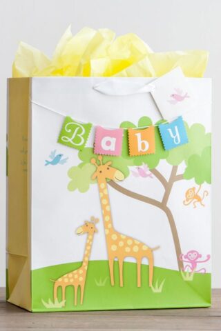 081983574580 Baby Giraffe Premium Gift Bag