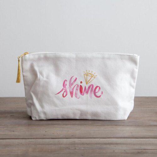 081983590795 Shine Cosmetic Pouch