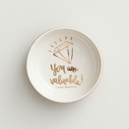 081983599941 You Are Valuable Trinket Dish