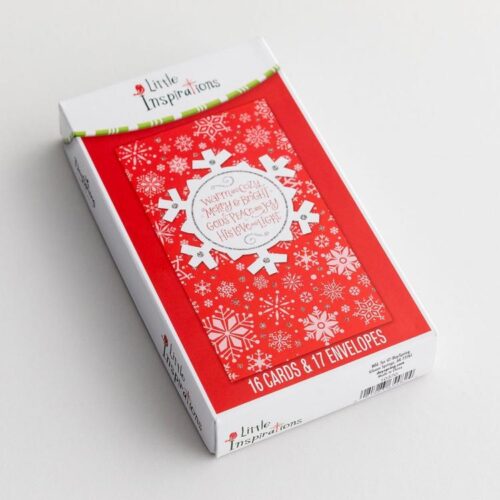 081983654824 Warm And Cozy Snowflake Boxed Little Inspirations