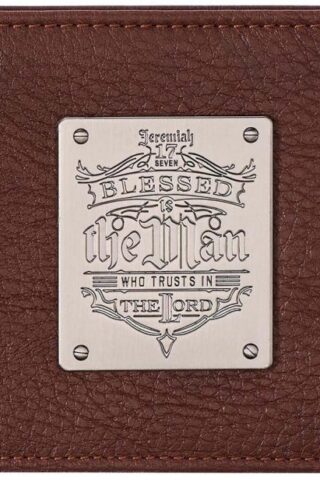 1220000137103 Blessed Is The Man Genuine Leather Jeremiah 17:7