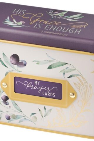 1220000138049 His Grace Is Enough Prayer Cards In Tin 2 Corinthians 12:9