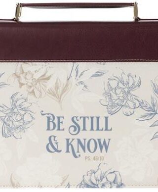 1220000139213 Be Still And Know Tan Floral