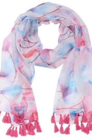 1230000109284 Never Give Up Pink Petals Scarf