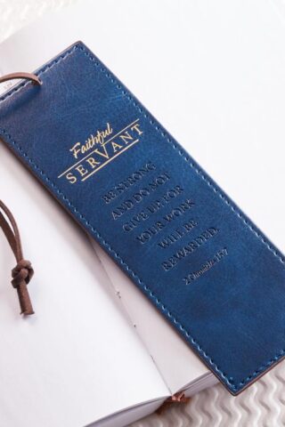 6006937139374 Faithful Servant LuxLeather Bookmark