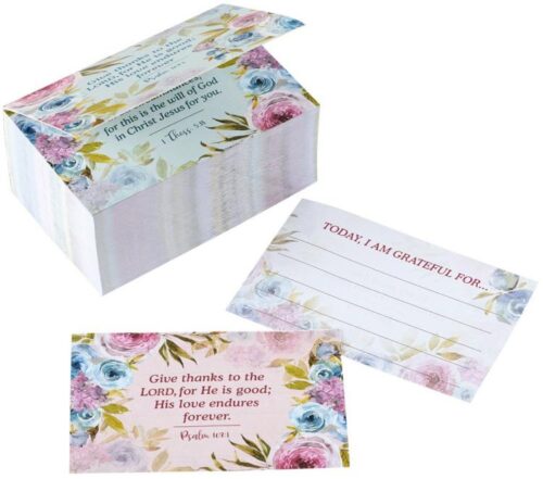 6006937151062 Grateful Jar Refill Card Pack Pink Roses