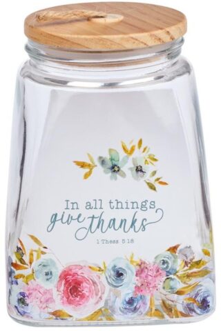 6006937151499 Give Thanks Gratitude Jar With Cards