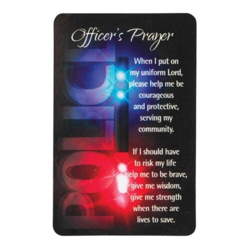 603799223928 Police Officers Prayer Pocket Card