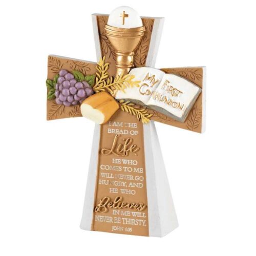 603799272261 My First Communion Tabletop Cross