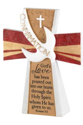 603799272285 Confirmation Dove Tabletop Cross