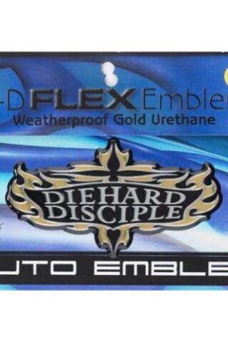 603799345095 Diehard Disciple 3D Flex Emblem Auto