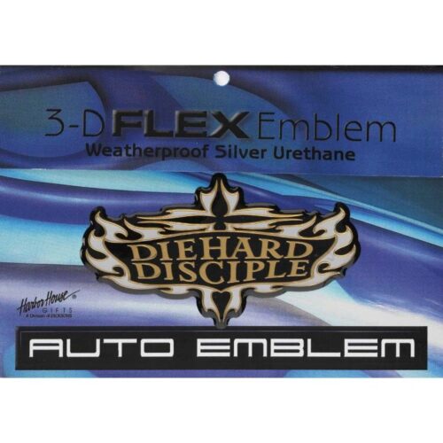 603799345101 Diehard Disciple 3D Flex Emblem Auto