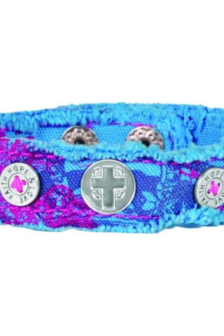 612978361573 Cherished Girl Faith Hope And Love Canvas (Bracelet/Wristband)