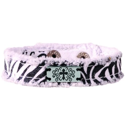 612978361603 Cherished Girl Zebra Cross Canvas (Bracelet/Wristband)