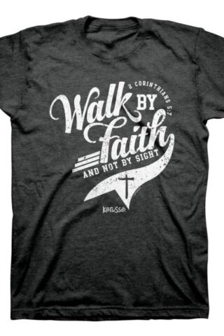 612978452554 Walk By Faith (Medium T-Shirt)