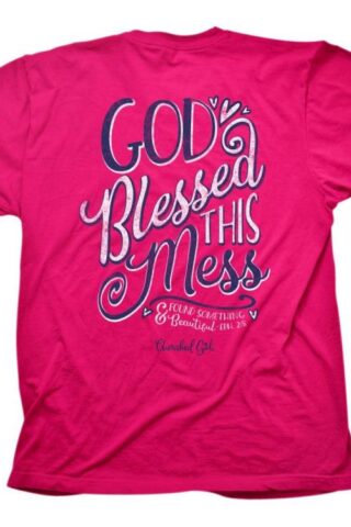 612978477540 Cherished Girl God Blessed Mess (Small T-Shirt)