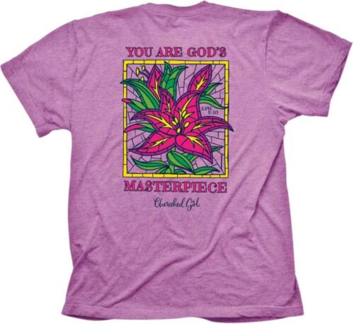 612978586044 Cherished Girl Wonderfully Made Lilies (T-Shirt)