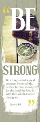 634337782041 Be Strong Male Bookmarks