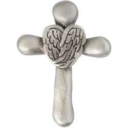 637955075236 Cross With Wings Pocket Token