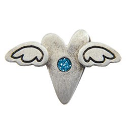 637955076011 March Birthstone Heart Wings