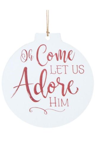 656200317440 Oh Come Let Us Adore Him (Ornament)