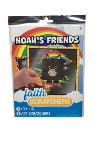 684364221204 Noahs Friends I Love Jesus Donkey Faith Scratcher