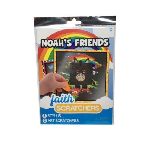 684364221204 Noahs Friends I Love Jesus Donkey Faith Scratcher