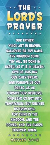 730817357829 Lords Prayer Bookmarks Pack Of 25