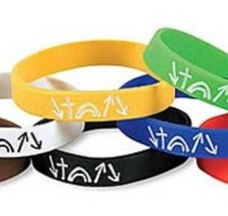 780090986445 Witness Silicone Wristband