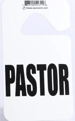 788200443116 Pastor Rearview Mirror Hanger Pack Of 6