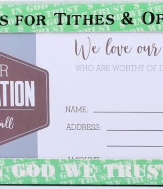 788200444625 Pastor Appreciation Offering Envelope 100 Pack