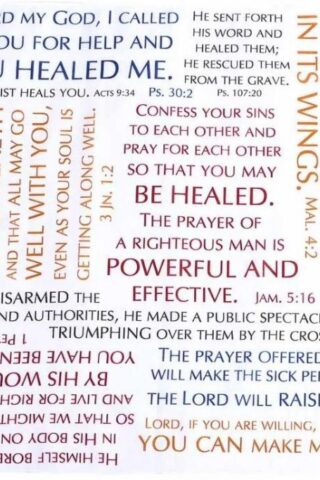 788200511051 Prayer Cloth Healing Verses Pack Of 6