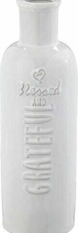 842181114417 Blessed And Grateful Vase