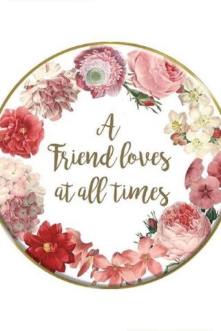 886083557347 Friend Loves Bloom Collection Giftable Plate