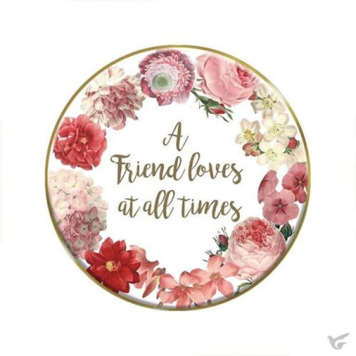 886083557347 Friend Loves Bloom Collection Giftable Plate