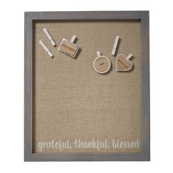 886083628498 Grateful Thankful Blessed Make It Happen Magnetic Board (Plaque)