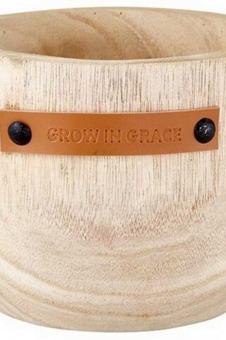 886083955129 Grow In Grace Wood Planter