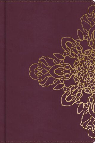 9781535914727 Burgundy With Floral Motif Journal