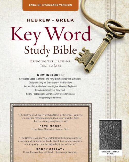 9781617159985 Hebrew Greek Key Word Study Bible