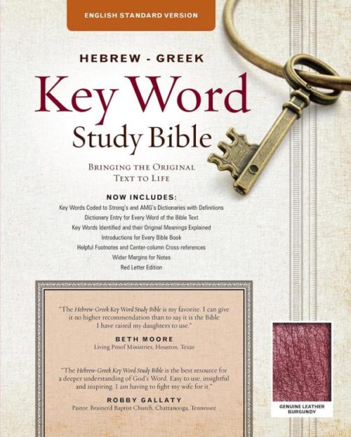 9781617159992 Hebrew Greek Key Word Study Bible