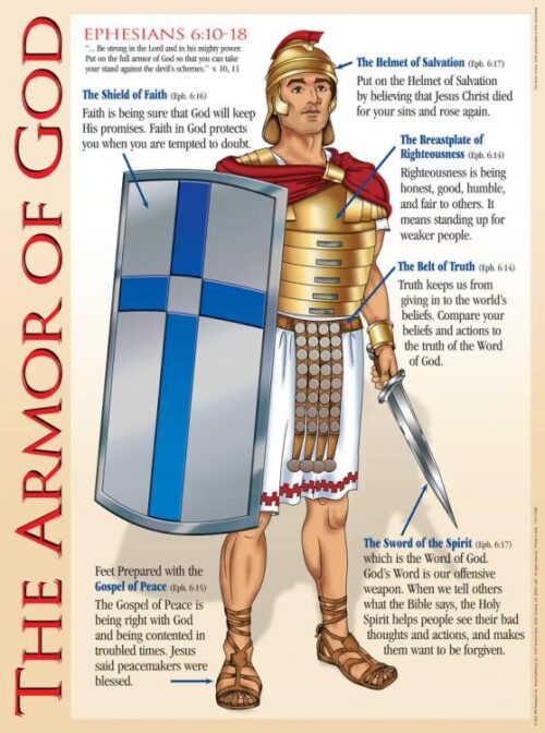 9789901982400 Armor Of God Wall Chart Laminated