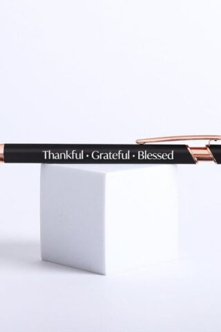 788200482719 Soft Touch Gift Pen Thankful Grateful Blessed