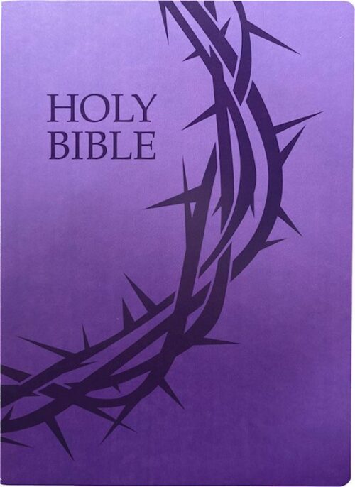 9798887692081 Sword Bible Large Print Crown Of Thorns Design