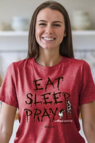 612978643006 Eat Sleep Pray (Large T-Shirt)