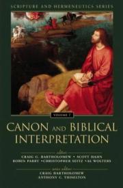 9780310523291 Canon And Biblical Interpretation