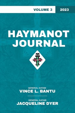 9781683539971 Haymanot Journal Volume 3 2023