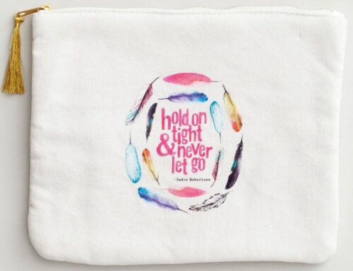 081983599910 Hold On Tight Mini Tablet Pouch