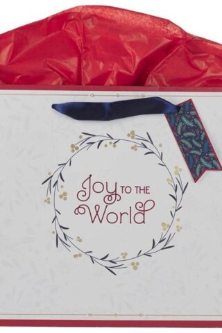 1220000325425 Large Landscape Inspirational Christmas Gift Bag