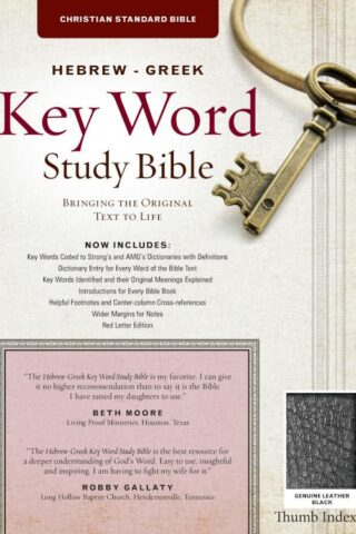 9781617155178 Hebrew Greek Key Word Study Bible