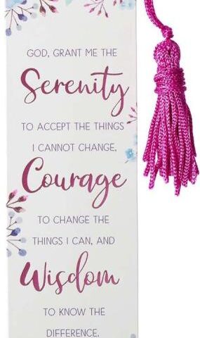 1220000134607 Serenity Prayer Bookmark with Tassel